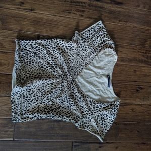 Brandy Melville Cheetah print top